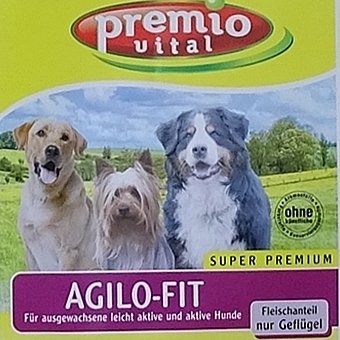 Premio Vital 15 kg Agilo-Fit | 50% Geflügel + Reis und Kartoffeln | Hunde Trockenfutter von Premio Vital