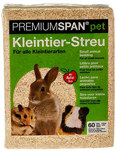 Premiumspan pet Kleintiereinstreu Apfel Aroma 60l - 3,5kg von Premiumspan