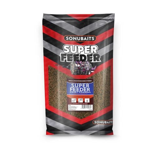 Generisch 2kg SONUBAITS Super Feeder Sweet Fishmeal Feederfutter Matchfutter Fischfutter für Karpfen F1 Brassen Schleien von Preston