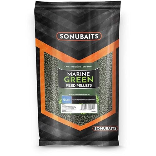 Preston Sonubaits Meeresgrüne Futterpellets, 900 g (8 mm) von Preston