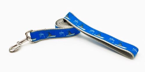 Preston Strapazierfähiges, verstellbares Guy Harvey Hundehalsband oder Hundeleine, ideale Hundehalsbänder und Leinen in verschiedenen Größen für Hunde von XL bis XS (Größe S: 1,9 cm breit) von Preston