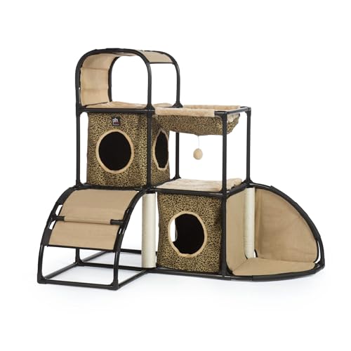 PREVUE PET PRODUCTS Catville Townhome Leopardenmuster von Prevue Hendryx