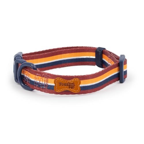 Preziosi Pet - Atmungsaktives Hundehalsband, Größe S, aus Nylon, robust und verstellbar, Halsband für Erwachsene und Welpen von Preziosi Pet