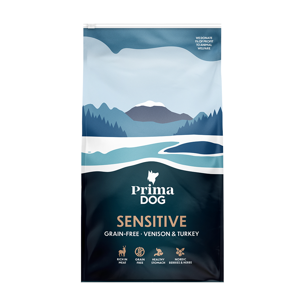 PrimaDog Adult Sensitive Getreidefrei Wild & Truthahn - Sparpaket: 2 x 10 kg von PrimaPet