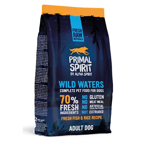Primal Spirit8436586310875 70% Wild Waters Hundefutter für Erwachsene 1 kg von Primal Spirit Foods