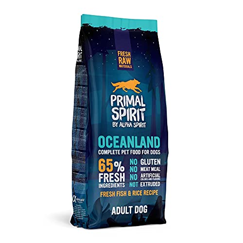 Primal Spirit8436586310844 65% Oceanland Hundefutter für Erwachsene 12 kg von Primal Spirit Foods