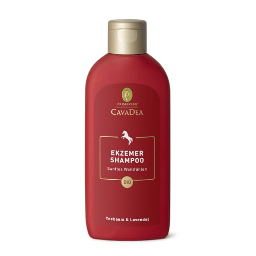 PRIMAVERA CavaDea Ekzemer Shampoo Bio - pflegt und beruhigt wirkungsvoll die Haut des Pferdes - 100% naturreine ätherische Öle unterstützen die natürliche Barrierefunktion - vegan - 200 ml von Primavera