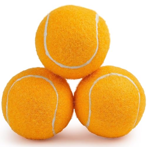 PrimePets Tennisbälle für Hunde, 6,3 cm Quietschende Tennisbälle für Hunde, interaktive Bälle für Hunde für mittelgroße große Hunde, Hundespielzeugbälle von Prime Pets