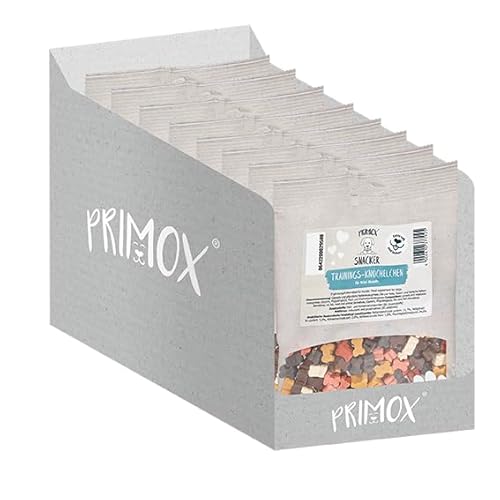 PRIMOX Trainings-Knöchelchen für Mini-Hunde, 8 x 150g I Hundeleckerli für Training & Belohnung | saftig & Soft | Handlich & schmackhaft von Primox