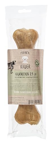 Primox Kauknochen 21cm, 10 x 170g | Gesunder Kausnack für Hunde | 100% natürlich | Zahnpflege & Beschäftigung von Primox