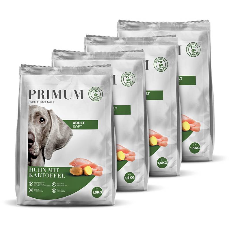 Primum | Huhn mit Kartoffel | Soft | 4 x 1,5 kg von Primum