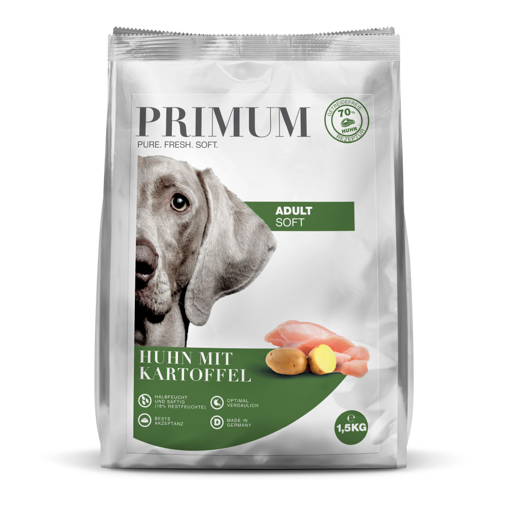 Primum | Huhn mit Kartoffel | Soft Adult | 1,5 kg von Primum