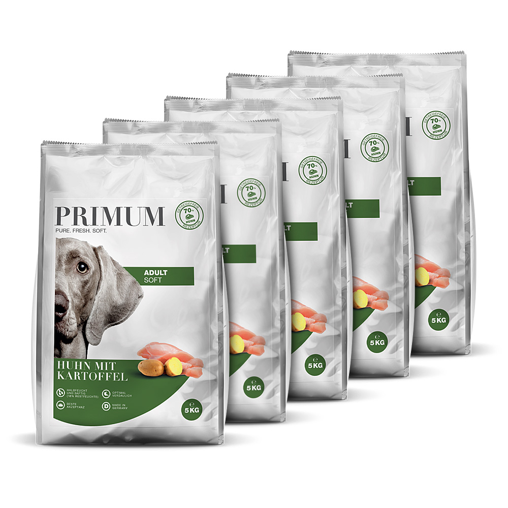 Primum | Huhn mit Kartoffel | Soft | 5 x 5 kg von Primum