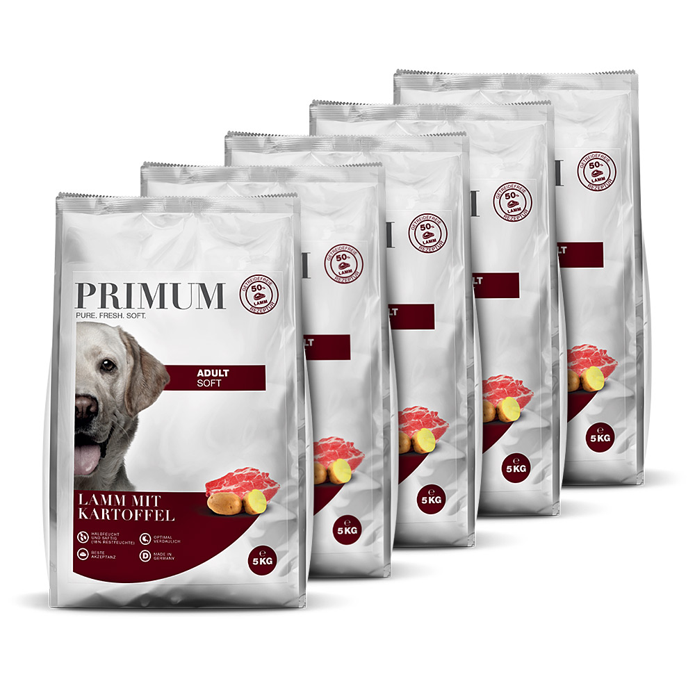 Primum | Lamm mit Kartoffel | Soft | 5 x 5 kg von Primum