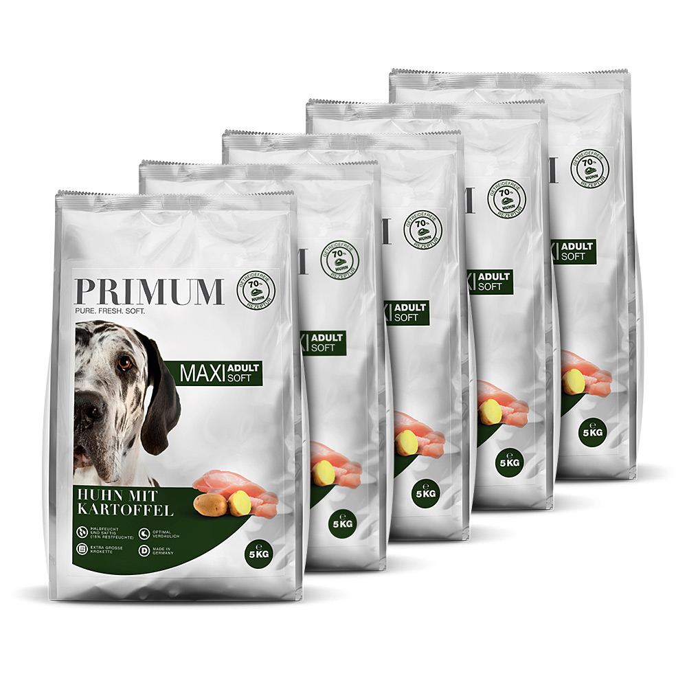 Primum | MAXI Huhn mit Kartoffel | Soft | 5 x 5 kg von Primum