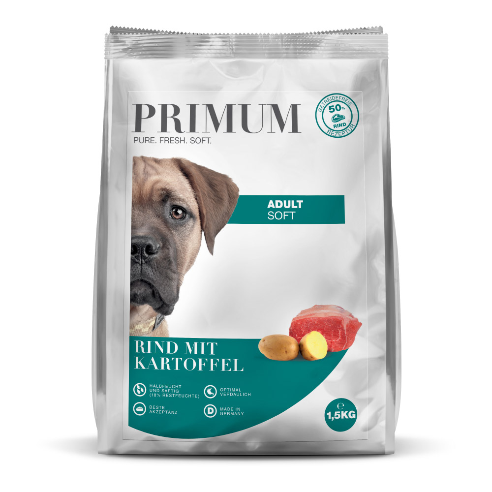 Primum | Rind mit Kartoffel | Soft Adult | 1,5 kg von Primum