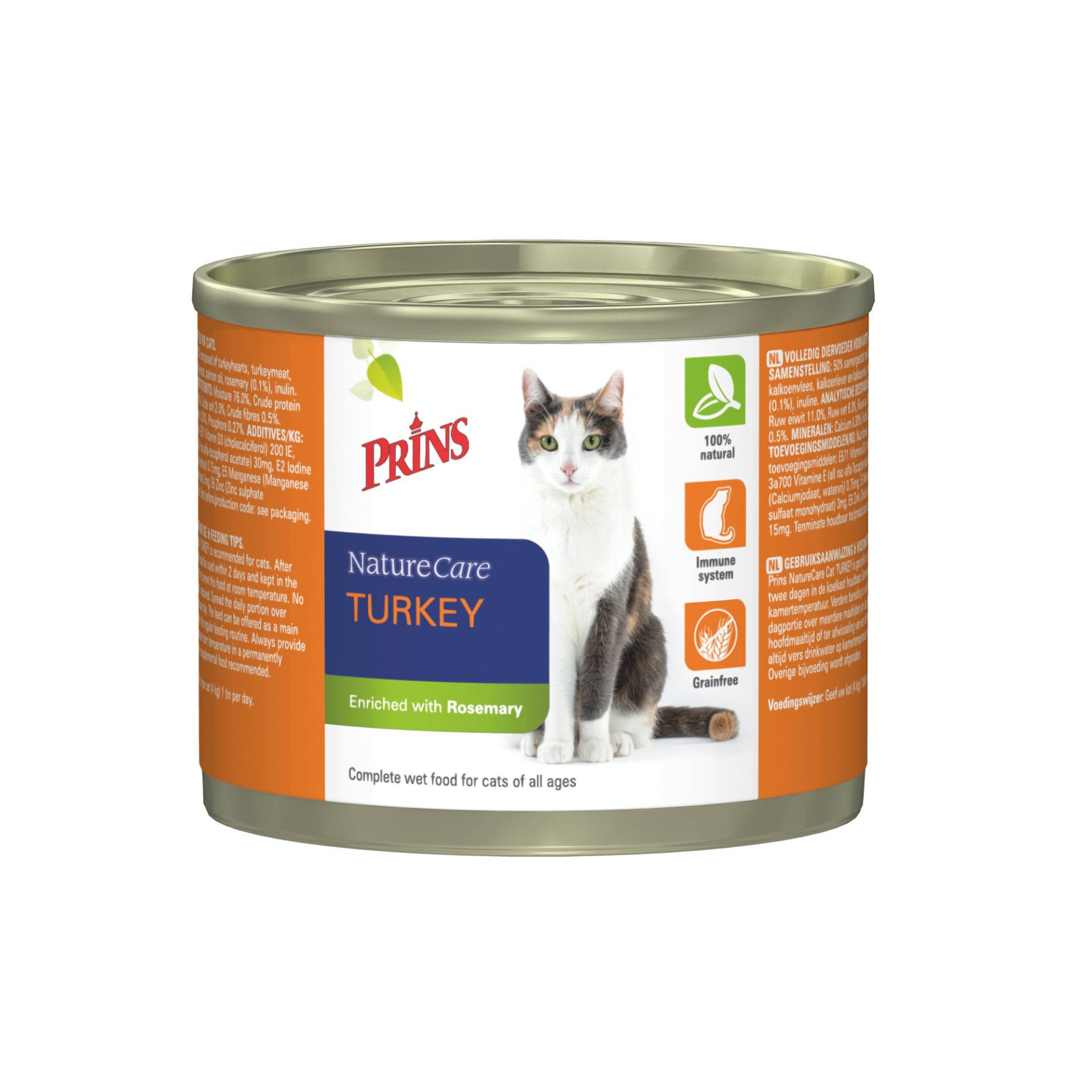 Prins NatureCare Cat - Turkey - 6 x 200 g von Prins