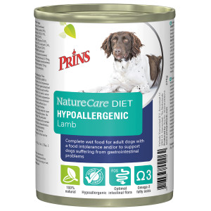 Prins NatureCare Diet Hypoallergenic Lamm Nassfutter Hund 1 Palette (6 x 375 g) von Prins