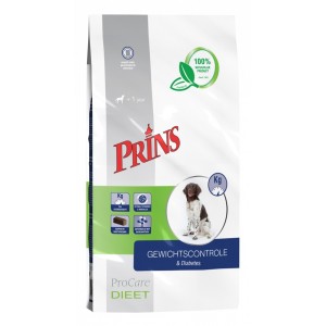 Prins ProCare Veterinary Diet Gewichtskontrolle & Diabetes Hundefutter 15 kg von Prins