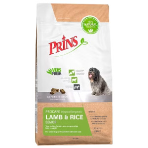 Prins ProCare Senior Hypoallergenic mit Lamm & Reis Hundefutter 15 kg von Prins