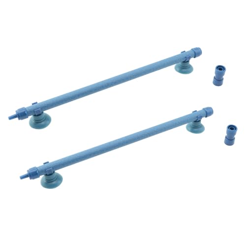 Pro Bamboo Kitchen 2 x Luftstein für Aquarien, 25,4 cm, blau, Zerstäuber, Luftblasenstreifen, Diffusor, Stäbchen, Aquarium, Hydrokultur-Pumpe von Pro Bamboo Kitchen