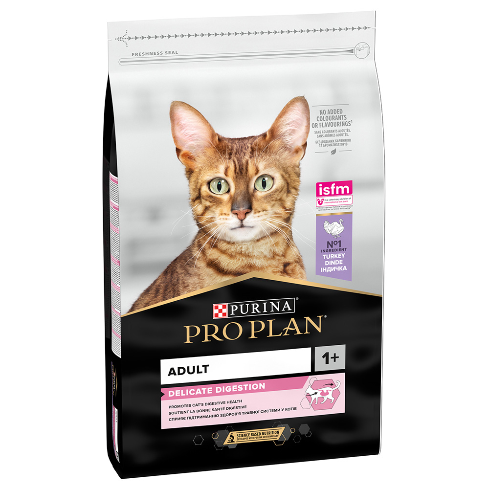 1 kg / 2 kg gratis! 10 kg / 14 kg PURINA PRO PLAN - Adult Delicate Digestion reich an Truthahn (10 kg) von Pro Plan