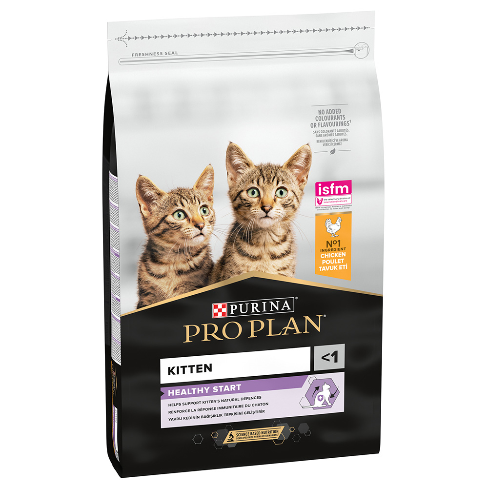 1 kg / 2 kg gratis! 10 kg / 14 kg PURINA PRO PLAN - Kitten Healthy Start reich an Huhn (10 kg) von Pro Plan