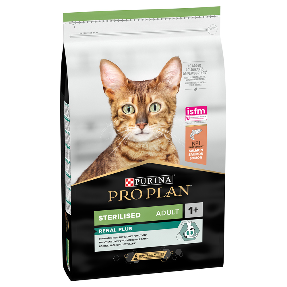 1 kg / 2 kg gratis! 10 kg / 14 kg PURINA PRO PLAN - Sterilised Adult Renal Plus Lachs (10 kg) von Pro Plan