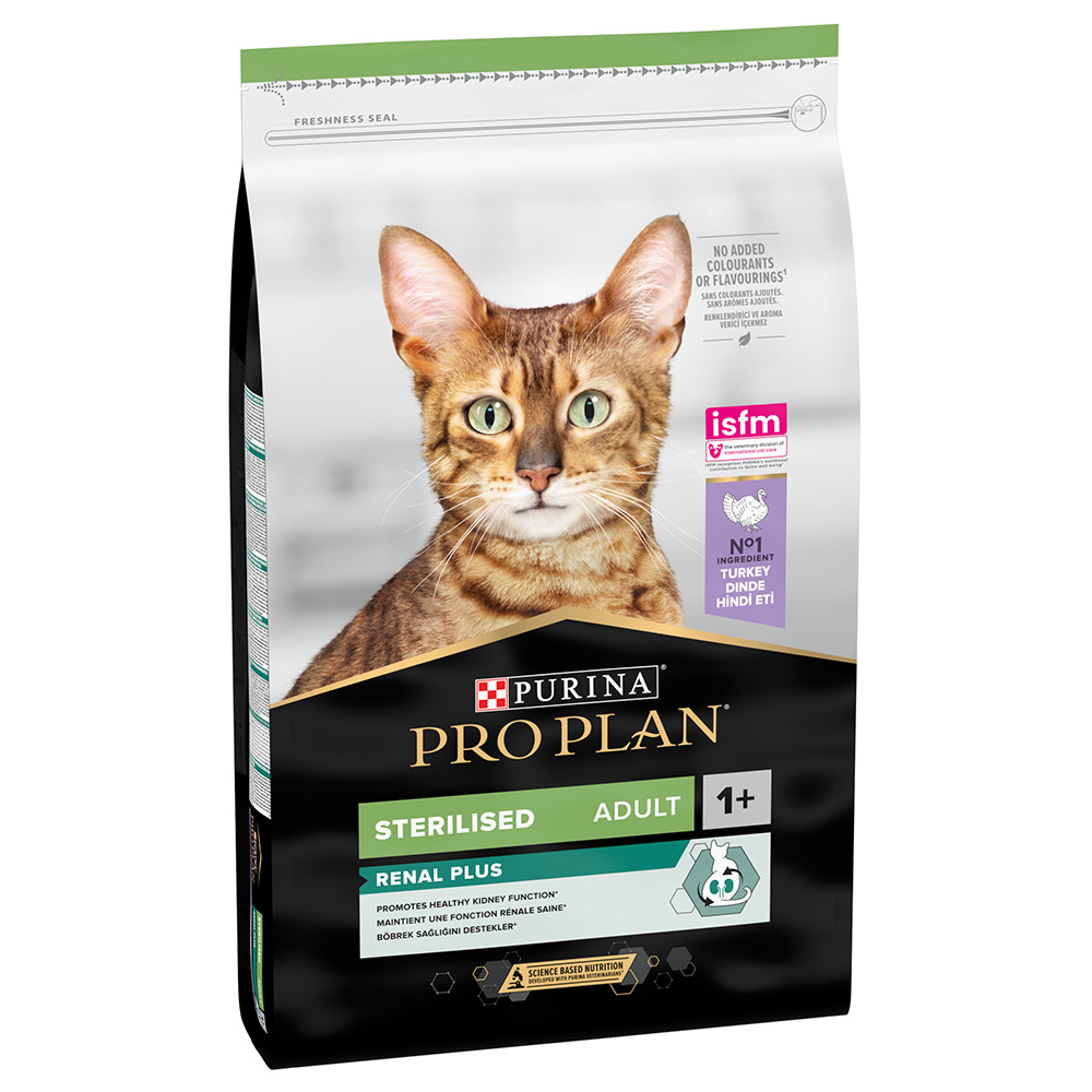 1 kg / 2 kg gratis! 10 kg / 14 kg PURINA PRO PLAN - Sterilised Adult Renal Plus Truthahn (10 kg) von Pro Plan