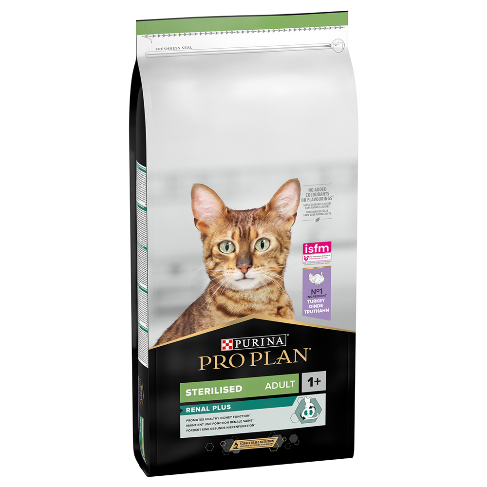 1 kg / 2 kg gratis! 10 kg / 14 kg PURINA PRO PLAN - Sterilised Adult Renal Plus Truthahn (14 kg) von Pro Plan