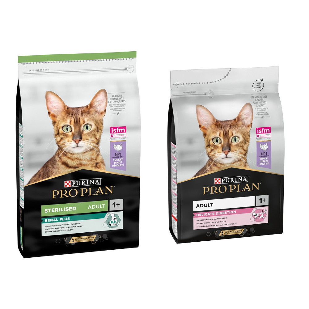 10 kg PURINA PRO PLAN Trockenfutter + 3 kg Adult Delicate Digestion Truthahn gratis! - Sterilised Adult Renal Plus Truthahn 10 kg PURINA PRO PLAN Trockenfutter + 3 kg Adult Delicate Digestion Truthahn gratis! - Sterilised Adult Renal Plus Truthahn von Pro Plan