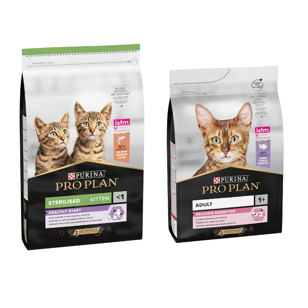 10 kg PURINA PRO PLAN Trockenfutter + 3 kg Adult Delicate Digestion Truthahn gratis! - Sterilised Kitten Healthy Start Lachs 10 kg PURINA PRO PLAN Trockenfutter + 3 kg Adult Delicate Digestion Truthahn gratis! - Sterilised Kitten Healthy Start Lachs von Pro Plan