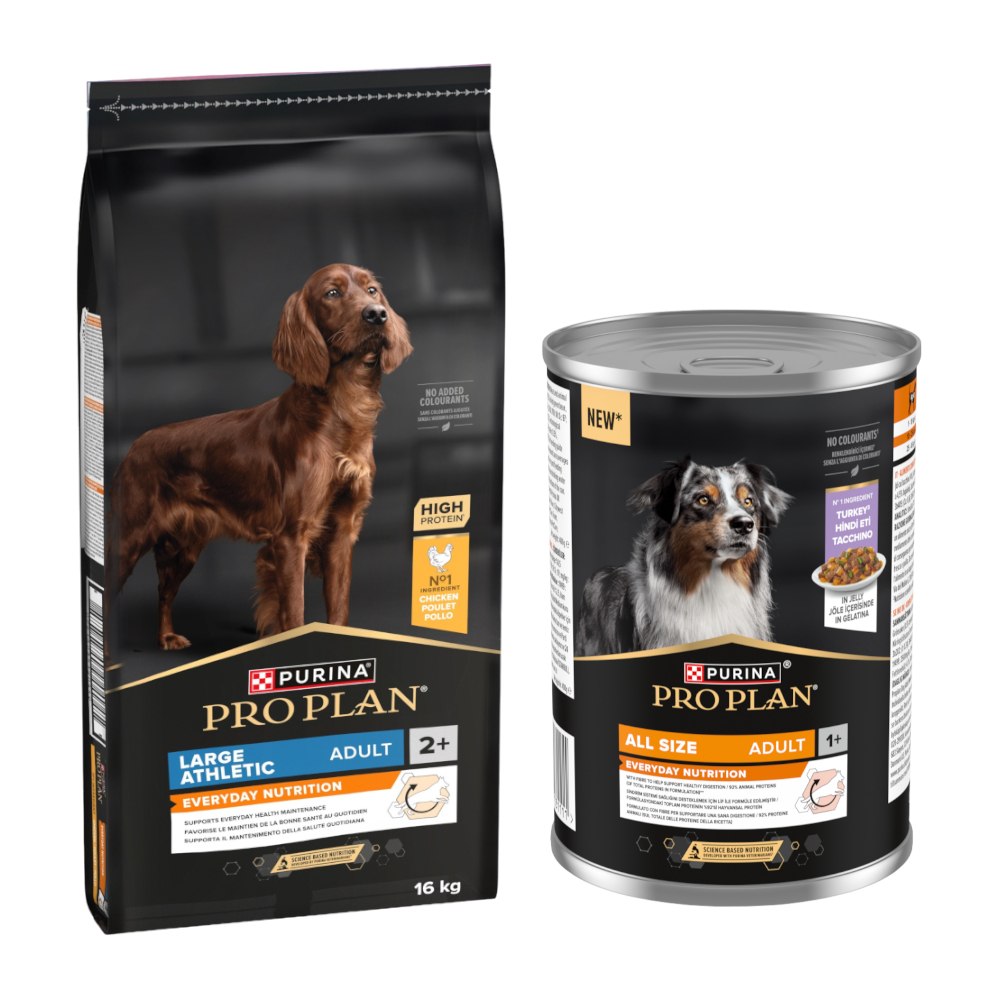 16 kg PURINA PRO PLAN + 12 x 400 g All Size Adult Everyday Nutrition in Jelly gratis! - Large Athletic Adult Everyday Nutrition + Truthahn 16 kg PURINA PRO PLAN + 12 x 400 g All Size Adult Everyday Nutrition in Jelly gratis! - Large Athletic Adult Everyday Nutrition + Truthahn von Pro Plan