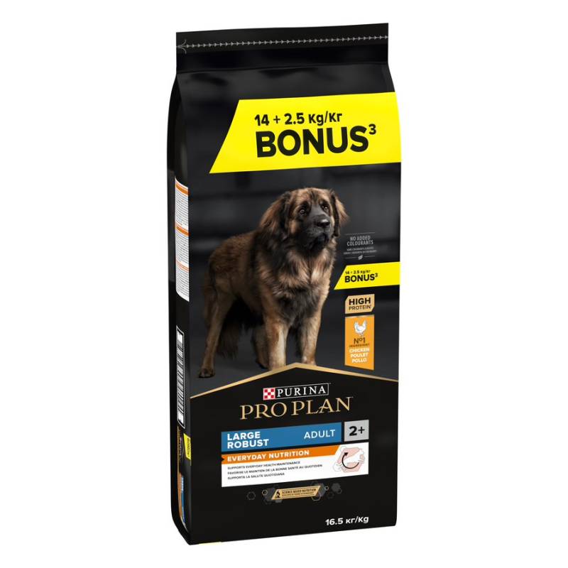 2,5 kg gratis! 16,5 kg PURINA PRO PLAN - Large Robust Adult Everyday Nutrition von Pro Plan