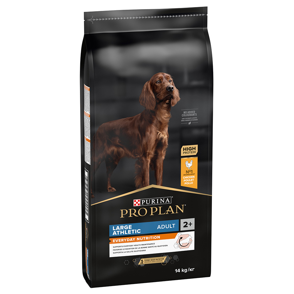 2 kg gratis! 12 kg / 14 kg PURINA PRO PLAN - Large Athletic Adult Everyday Nutrition (14 kg) von Pro Plan