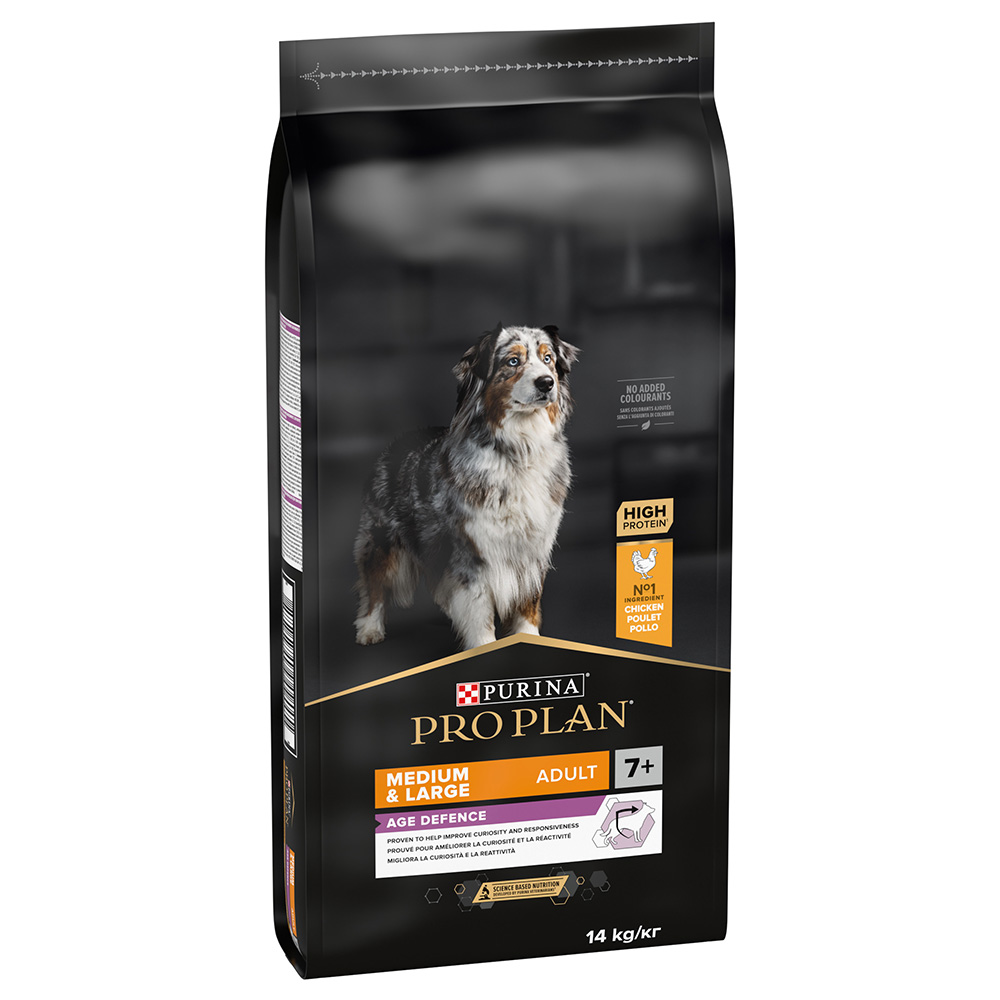 2 kg gratis! 12 kg / 14 kg PURINA PRO PLAN - Medium & Large Adult 7+ Age Defence (14 kg) von Pro Plan