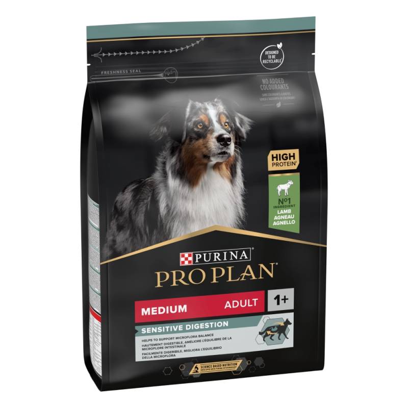 3 kg / 7 kg PURINA PRO PLAN zum Sonderpreis! - 3 kg Medium Adult Lamm & Reis Sensitive Digestion von Pro Plan