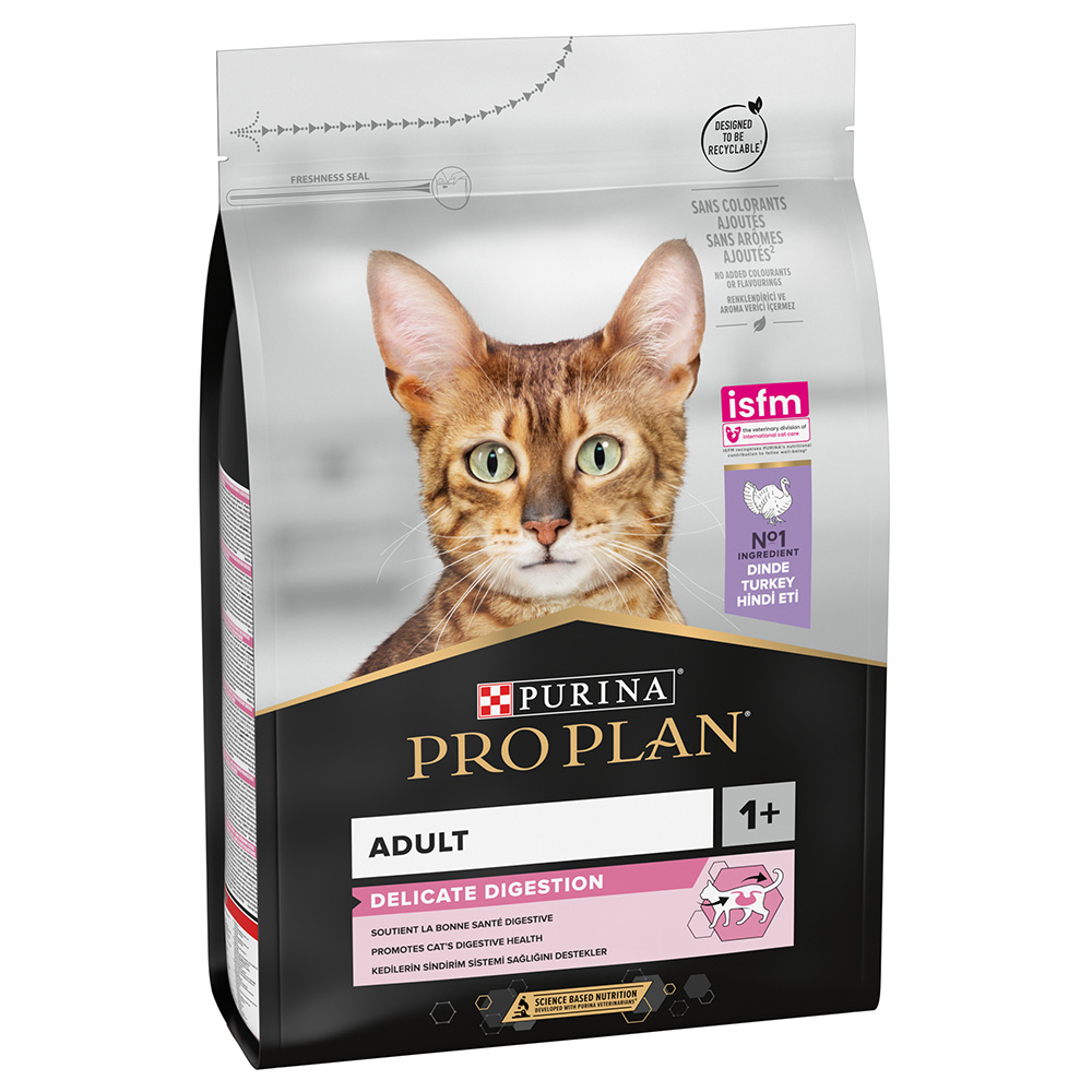 3 kg Purina Pro Plan zum Sonderpreis! - Delicate Adult reich an Truthahn von Pro Plan