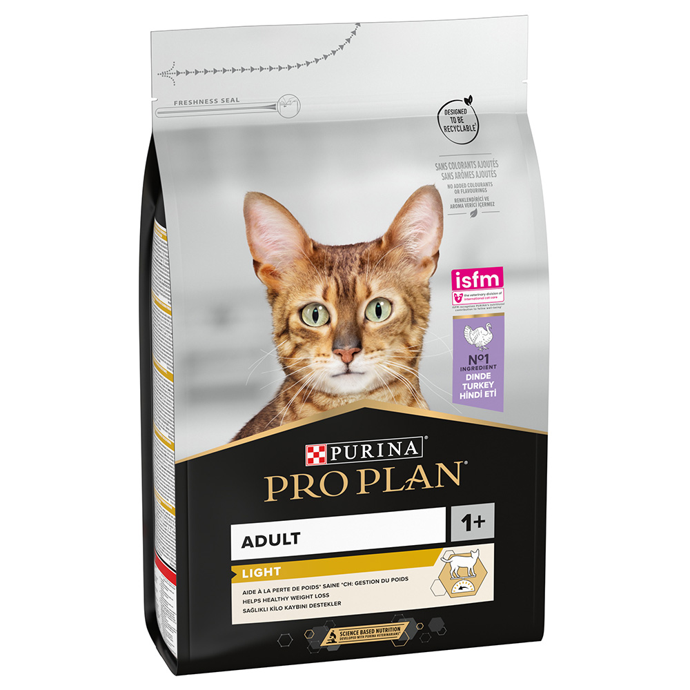 3 kg Purina Pro Plan zum Sonderpreis! - Light Adult reich an Truthahn von Pro Plan