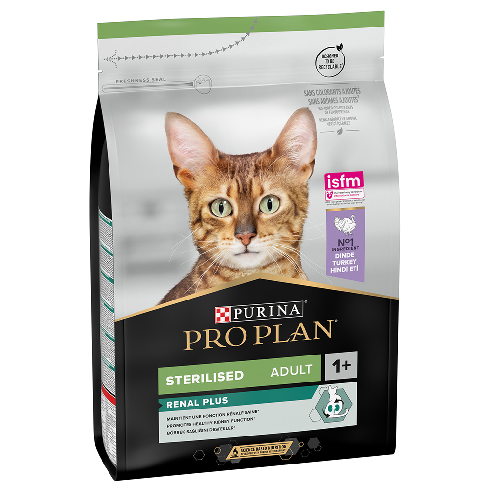 3 kg Purina Pro Plan zum Sonderpreis! - Sterilised Adult Renal Plus Truthahn von Pro Plan