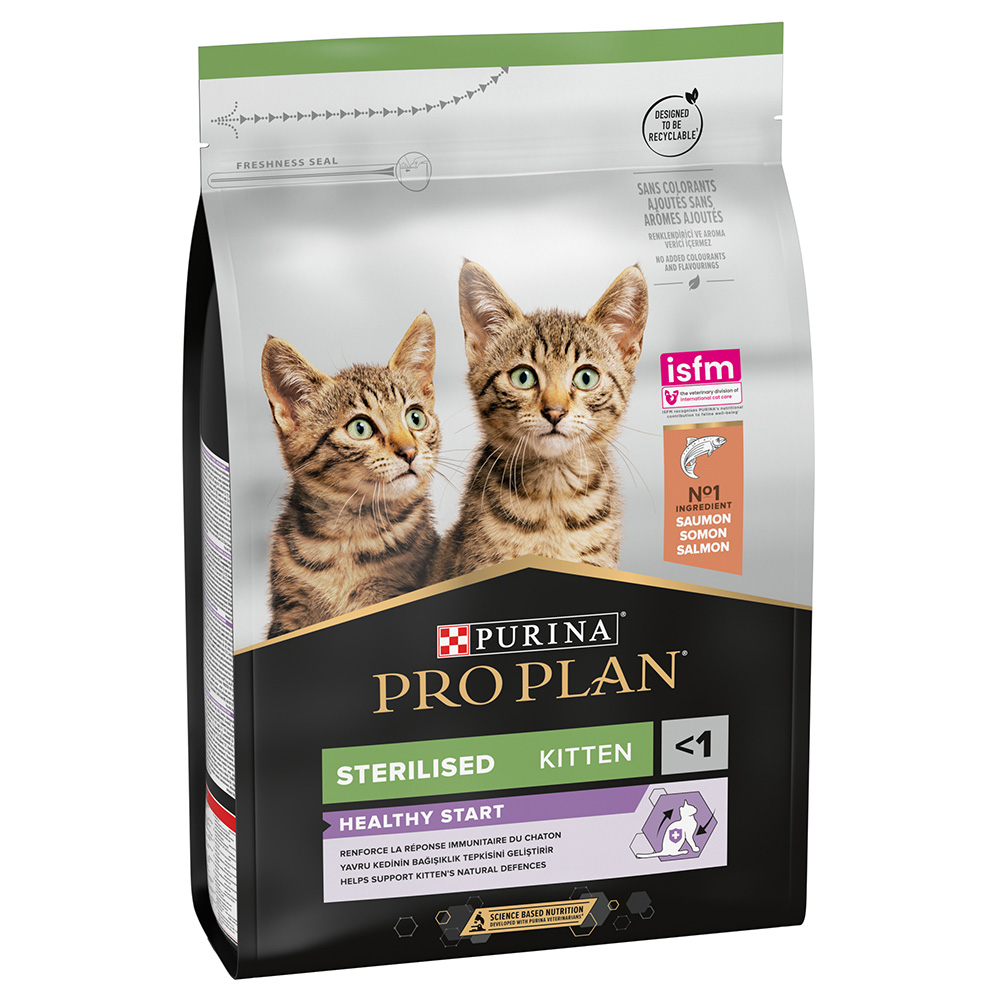 3 kg Purina Pro Plan zum Sonderpreis! - Sterilised Kitten Healthy Start Lachs von Pro Plan