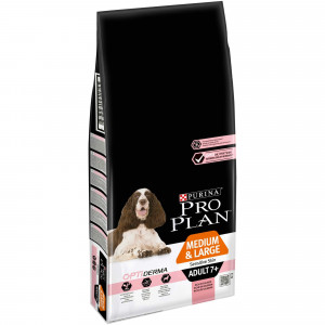 Pro Plan Medium & Large Adult 7+ Sensitive Skin mit Lachs Hundefutter 14 kg von Pro Plan