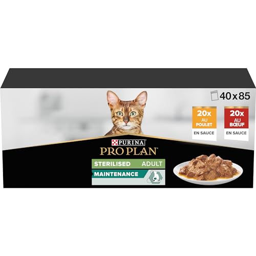 PRO PLAN Sterilisiert Rindfleisch Huhn 40 x 85 g von Pro Plan