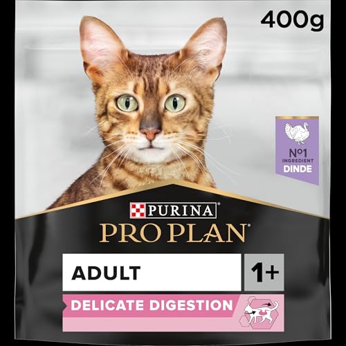 PURINA PRO PLAN Cat Delicate Adult OPTIRENAL reich an Truthahn Trockenfutter Beutel 400g von Pro Plan