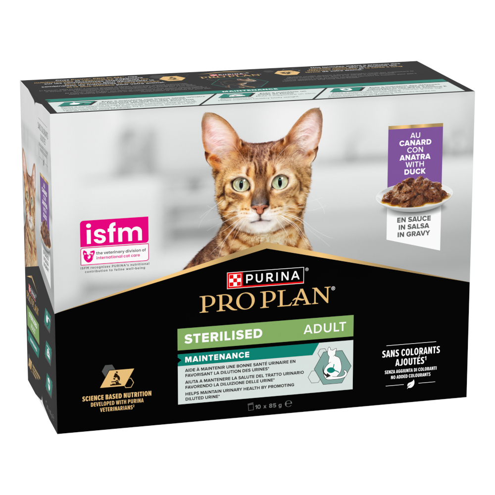 PURINA PRO PLAN Cat Sterilised Adult Maintenance 10 x 85 g - Ente PURINA PRO PLAN Cat Sterilised Adult Maintenance 10 x 85 g - Ente von Pro Plan