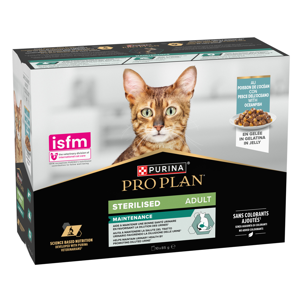 PURINA PRO PLAN Cat Sterilised Adult Maintenance 10 x 85 g - Meeresfisch von Pro Plan