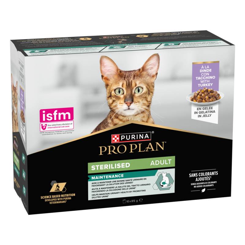 PURINA PRO PLAN Cat Sterilised Adult Maintenance 10 x 85 g - Truthahn von Pro Plan