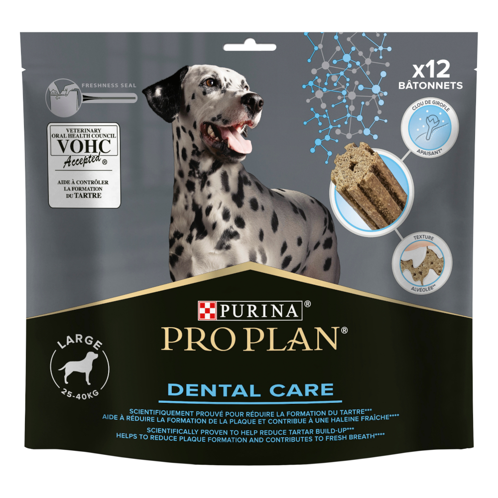 PURINA PRO PLAN Dental Care für große Hunde (25-40 kg) - 426 g (12 Stück) von Pro Plan