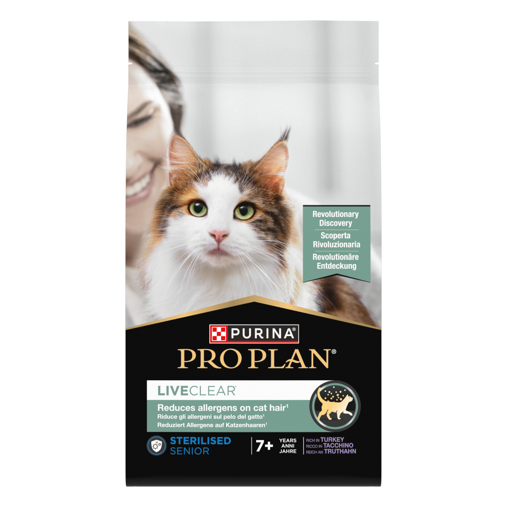 PURINA PRO PLAN LiveClear Sterilised Senior 7+ Truthahn - 1,4 kg PURINA PRO PLAN LiveClear Sterilised Senior 7+ Truthahn - 1,4 kg von Pro Plan
