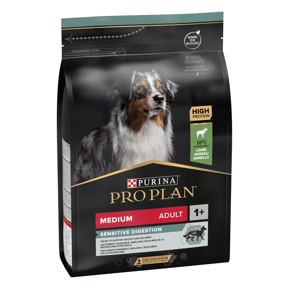 PURINA PRO PLAN Medium Adult Lamm & Reis Sensitive Digestion - 3 kg von Pro Plan